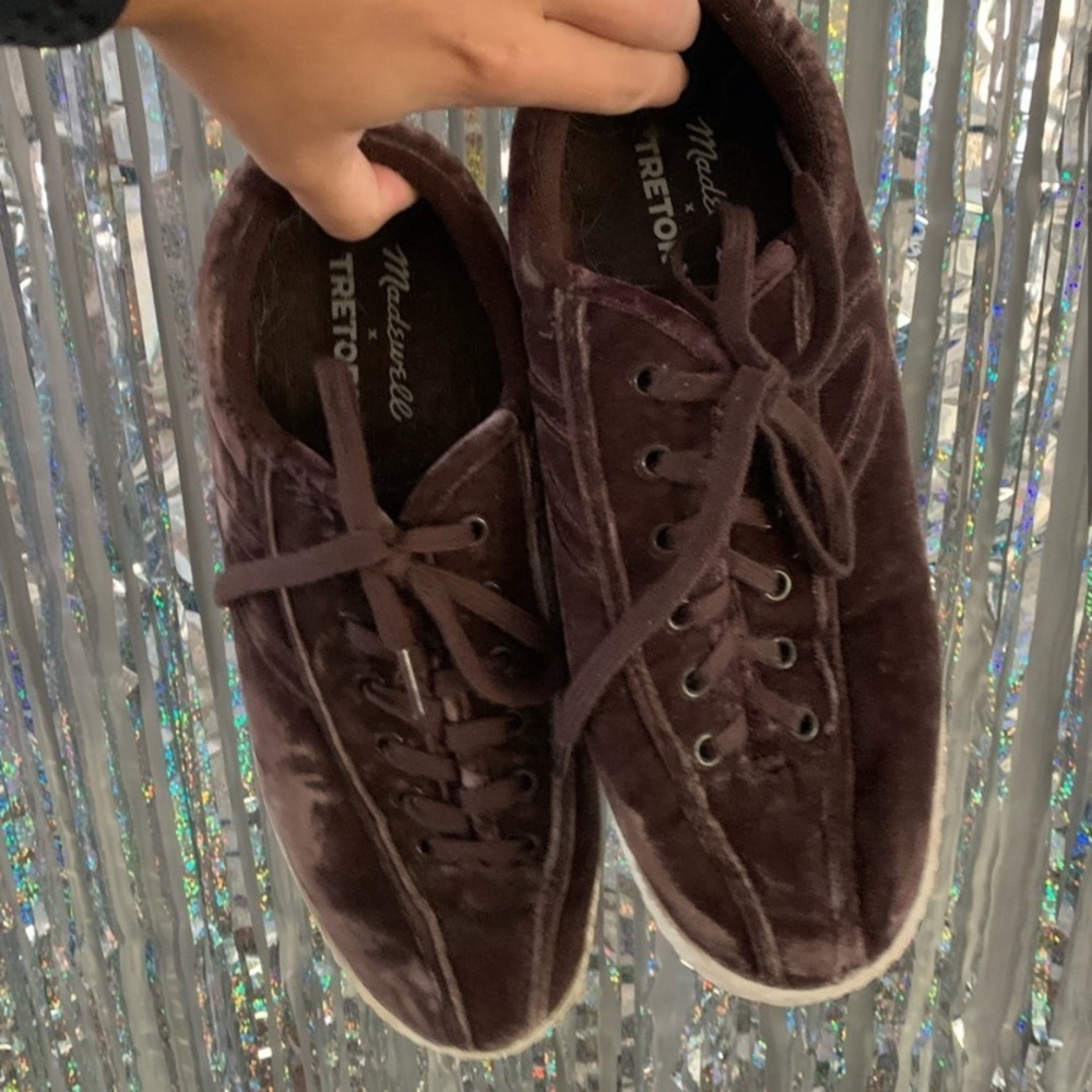 Madewell x Tretorn Nylite Plus velvet sneakers - Picture 2 of 7